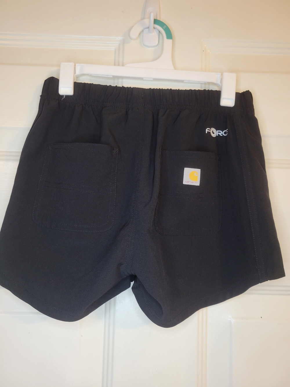 Carhartt Black Performance Elastic-Waist Shorts - Picture 7 of 8